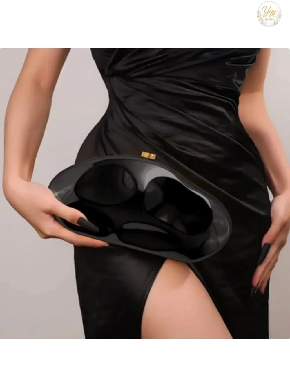 Acrylic Clutch Purse Evening Bag Chain Detachable Box Clutch Wedding Party